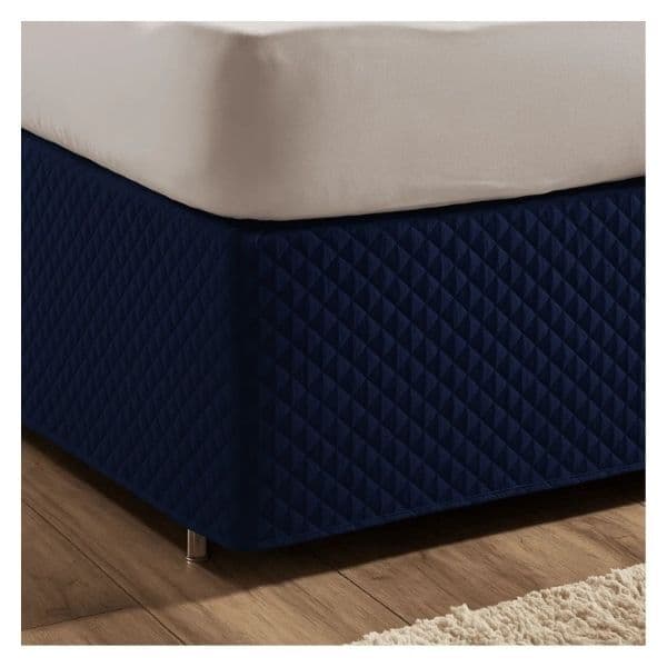 Saia Pra Cama Box Com Elástico Matelado Ultrassônico Tecido Microfibra 1 Peça