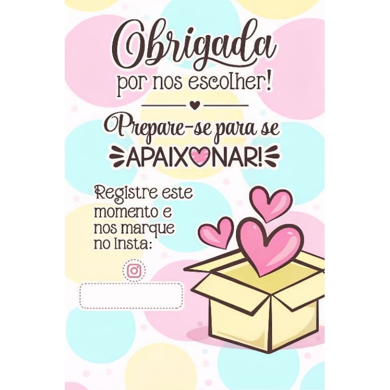 Cartão Obrigada Pela Compra – Cartão de Agradecimento Cliente