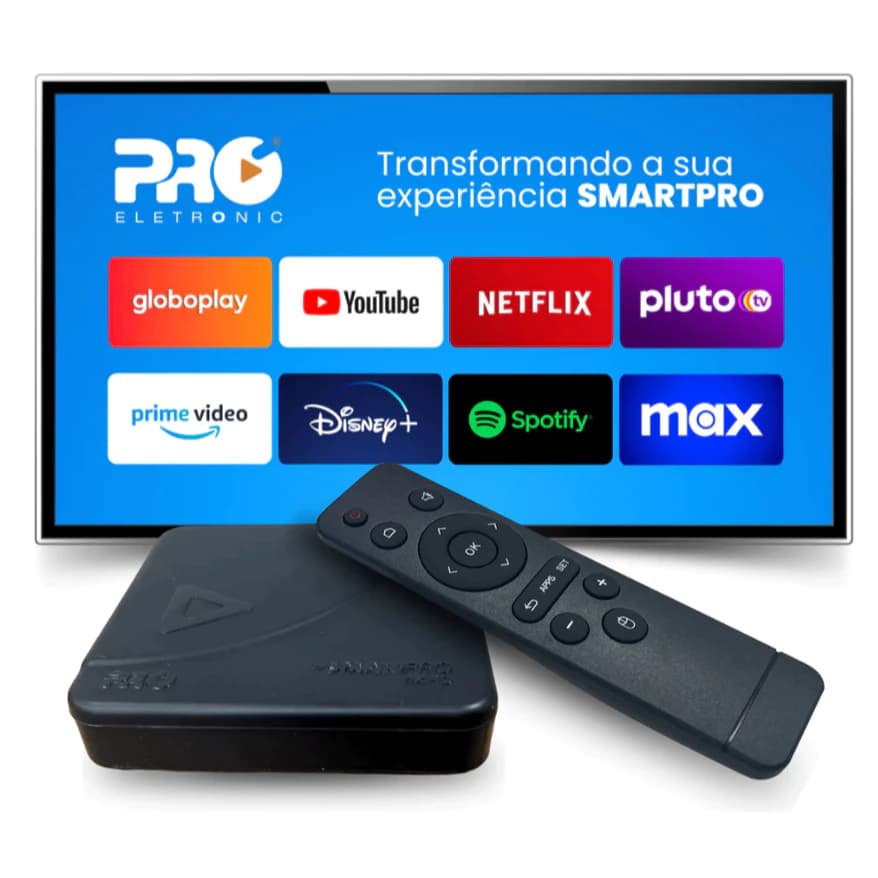 Smart Box Tv Proeletronic Prosb-3000 3 Geração Preto