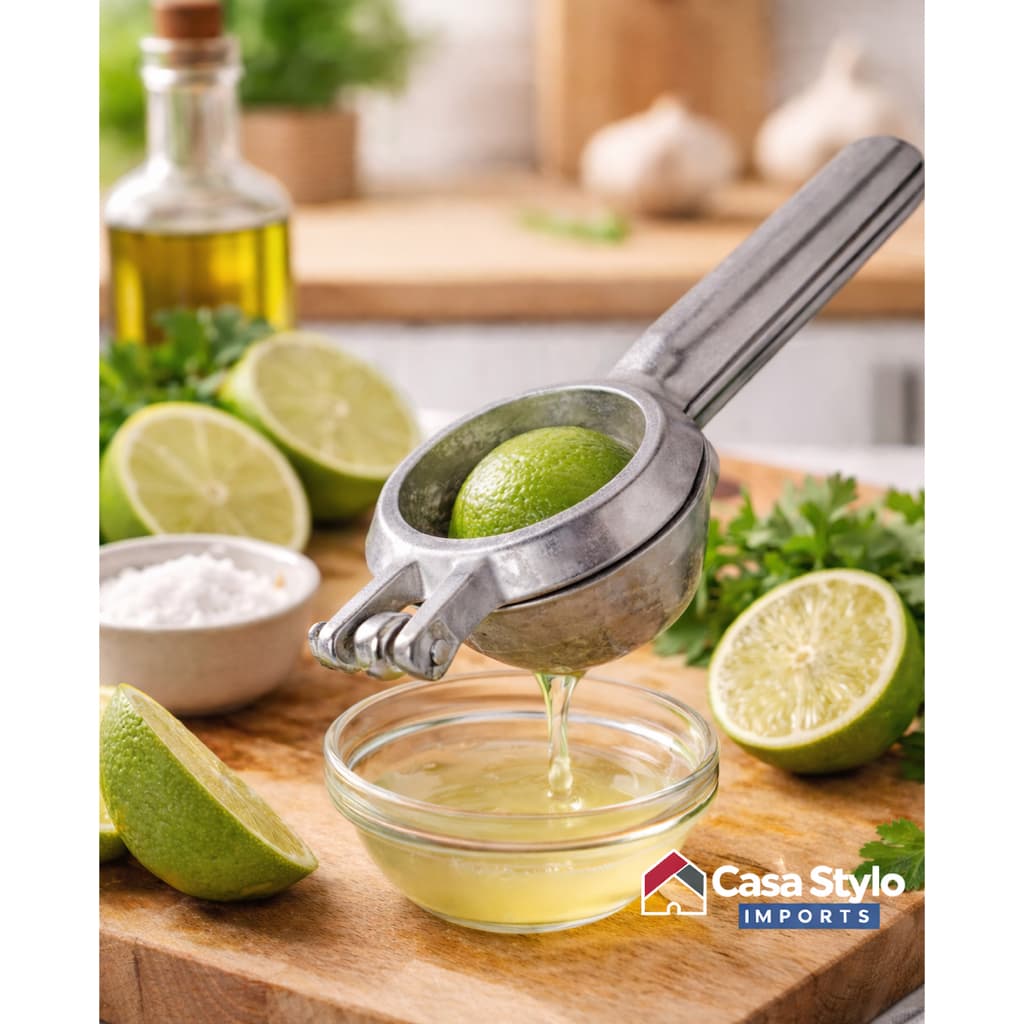 Espremedor de Limão Manual - Resistente, Fácil de Limpar, Ideal para Cozinha