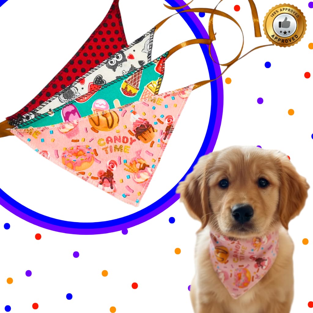 15 Bandana Pet PP Fêmea, Cachorro, Cães, Petshop, Banho e Tosa