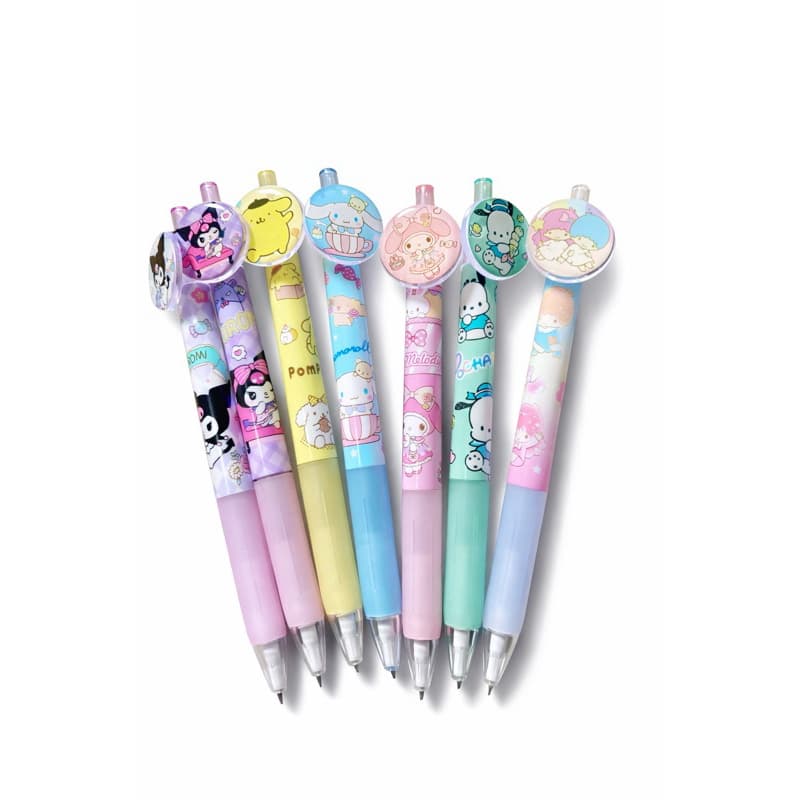 Lapiseira 0.7mm | Kuromi, My Melody, Cinnamoroll, Pompompurin, Little Twin Stars