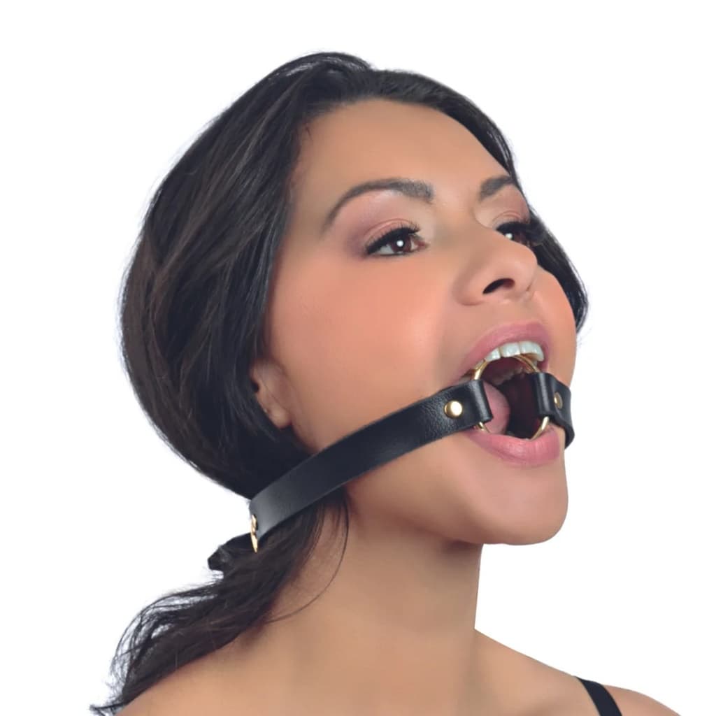 mordaça com argola  mordaça regulável  mordaça fetiche  mordaça BDSM  acessório de submissão