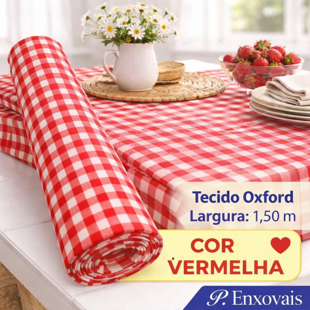 Tecido Xadrez pic nic para Cortinas e Toalhas Forro de Mesa e Decoração de Festas 1,5m Largura Varias Cores
