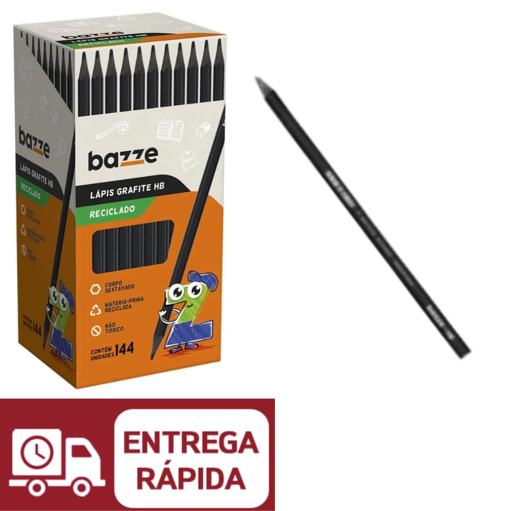 Lápis Grafite HB Bazze Super Eco