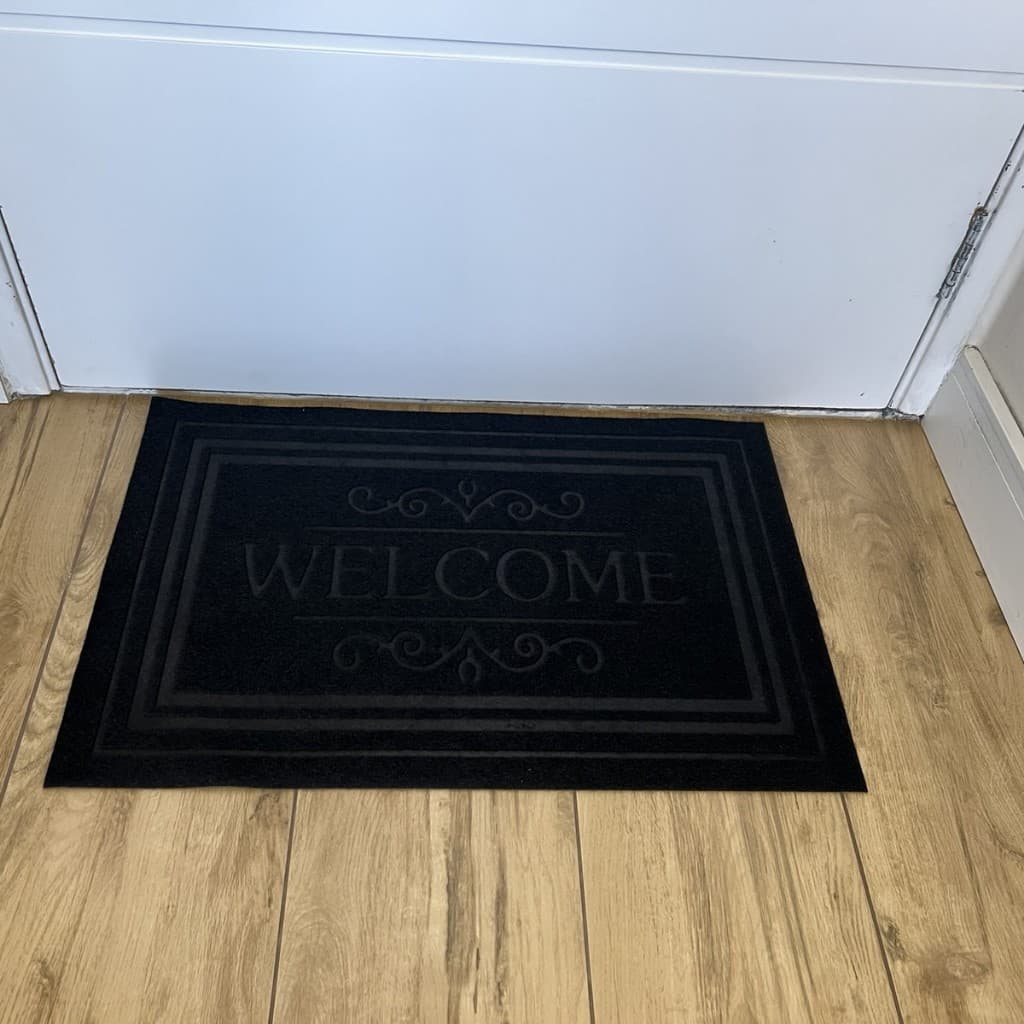 Tapete Porta Entrada Casa Capacho Carpete 40cm x 60cm Passage Antiderrapante