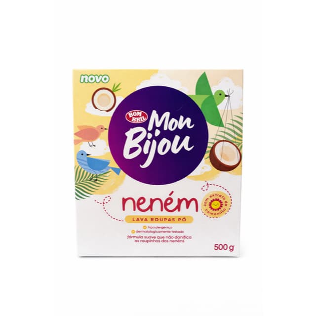 Lava Roupas em Po Mon Bijou Nenem Bombril 500g