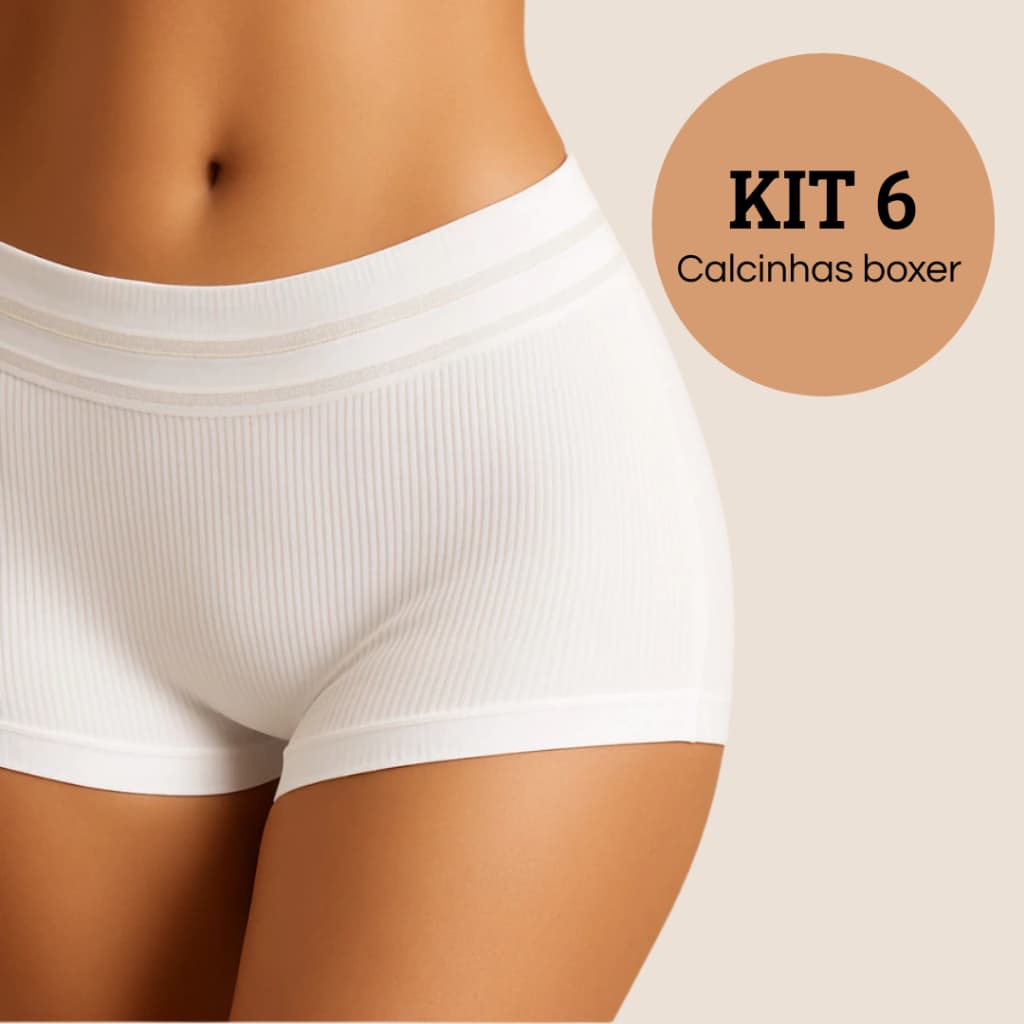 Kit Calcinha Boxer Confortável | Não Marca | Alta Qualidade