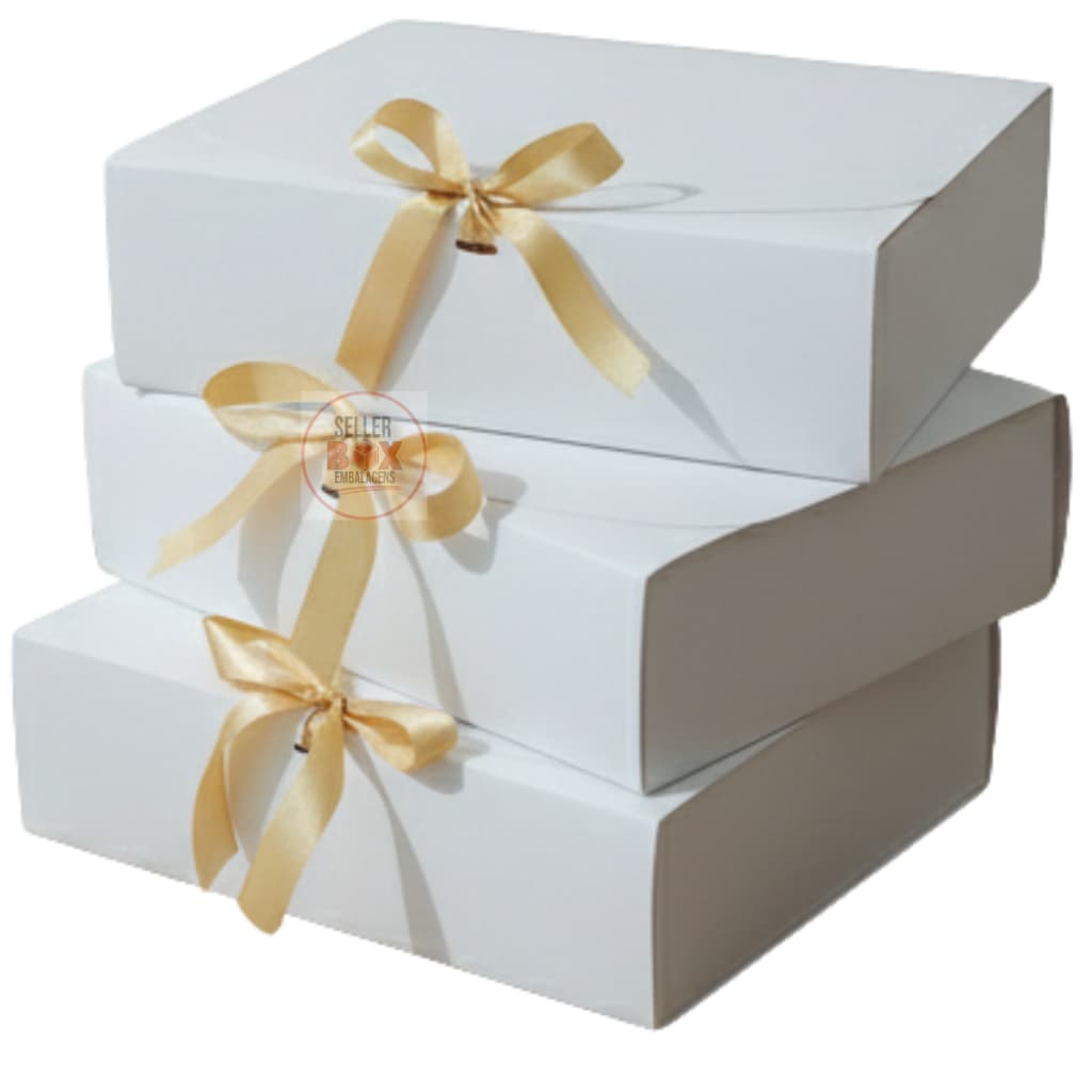 10 Caixa de presente tamanho grande 25x20x8cm caixinha ideal para convite padrinhos casamento e bebê