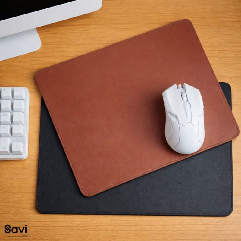 Mouse Pad Grande Couro Ecológico Premium Deskpad Antiderrapante