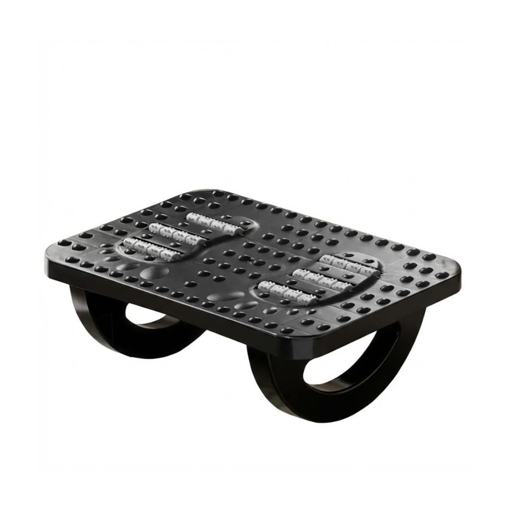 Apoio De Pé Ergonômico Escritório Duplo Massageador Balanço 180 Graus