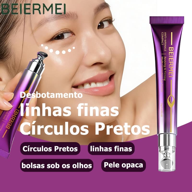 Beiermei Massagem creme para os olhos cubo de gelo cabeça de massagem para reduzir linhas finas, anti-rugas