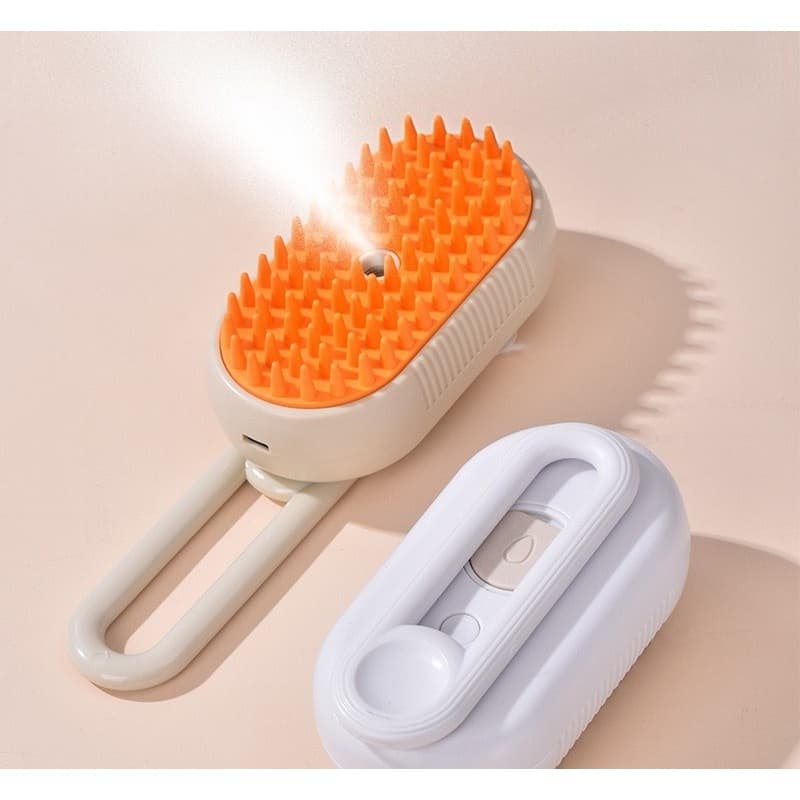 Escova A Vapor Para Gatos Cães Escovas Elétricas De Pêlos