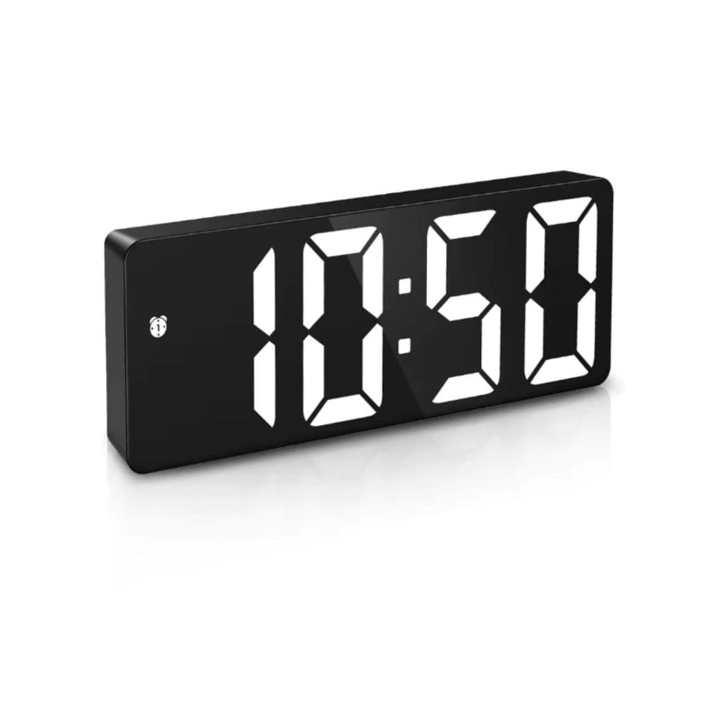 Relógio de Mesa Digital Full Led Inteligente Com Despertador Alarme Temperatura e Soneca