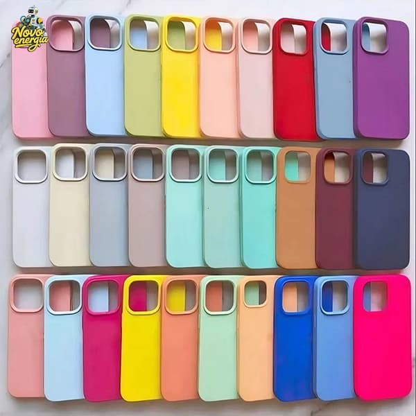 KIT 5 pcs ALEATORIO e 3 pcs so ALEATORIO capa iPhone 17AIR 17PROMAX 16 15 14 13 12 11 promax 7/8Plus XR ALEATORIO