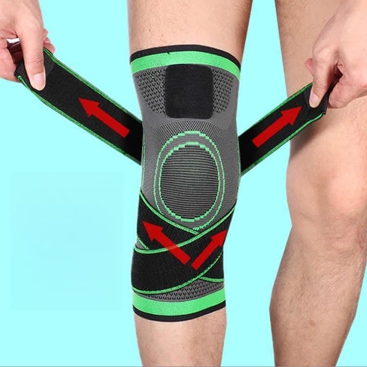 Joelheira Fitness Ajustável Esportiva Compressão Leve Corrida Bike Musculação Academia