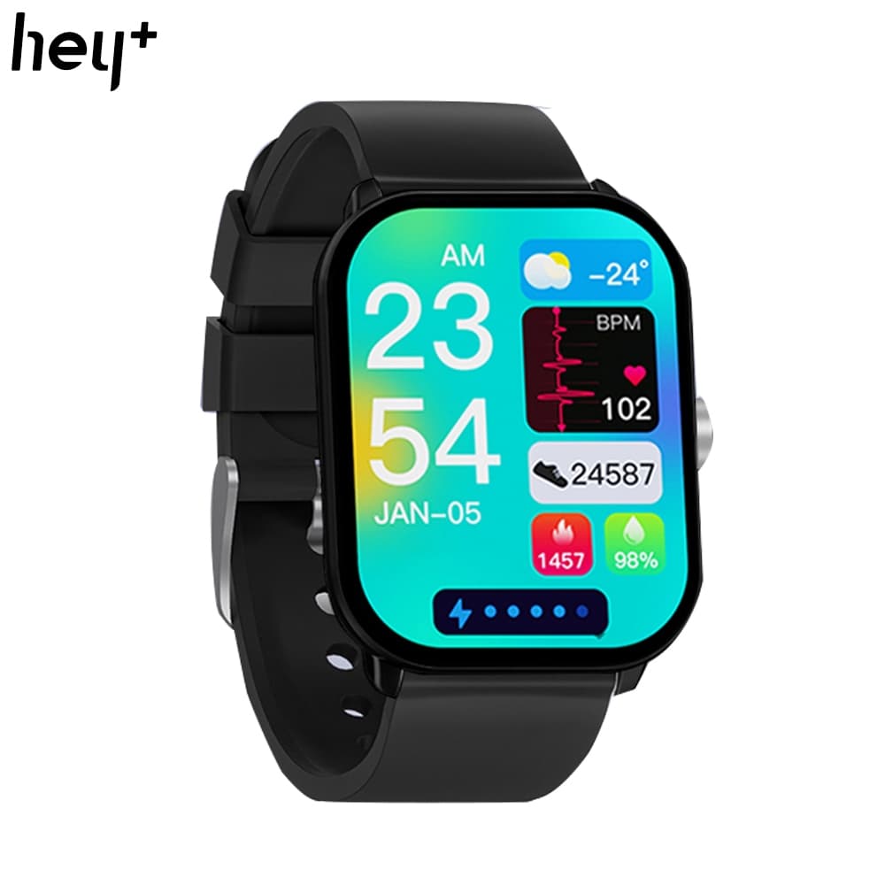 Heyplus C1 Smartwatch 2.01" amoled Tela Fitness Tracker Relógio esportivo IP68