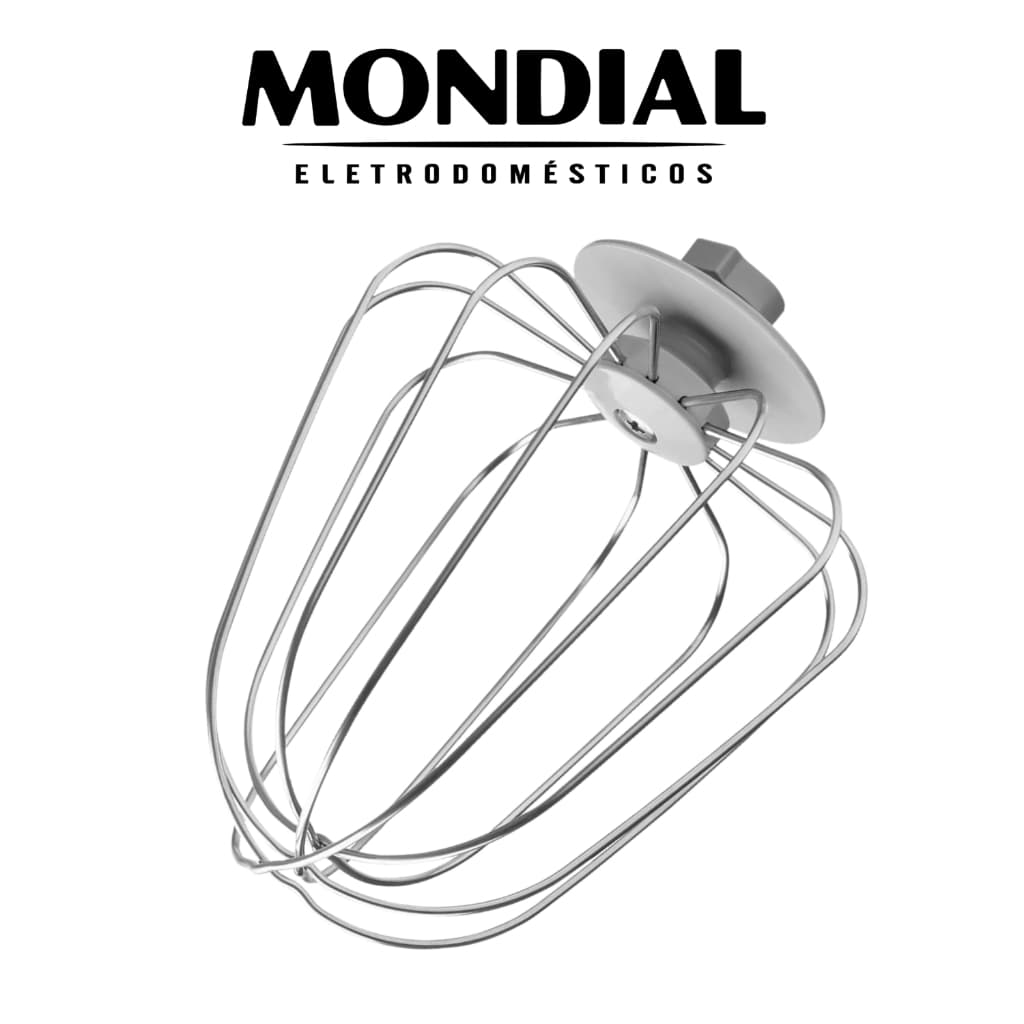 🥄 Batedor Mondial Original para Batedeira | Resistente | Envio Rápido