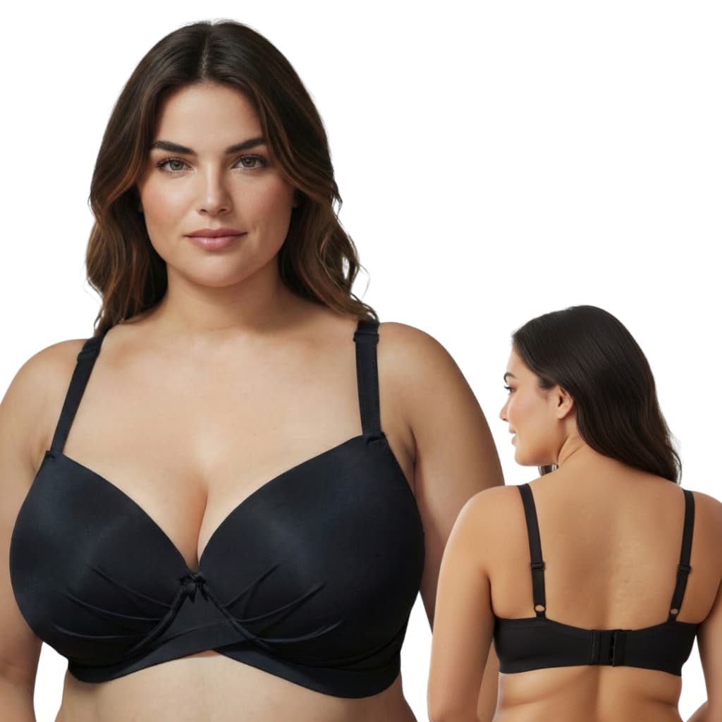 KIT 2 SUTIÃ PLUS SIZE BASE CRUZADA REFORÇADO UP BOJO TAMANHO 54 E 56