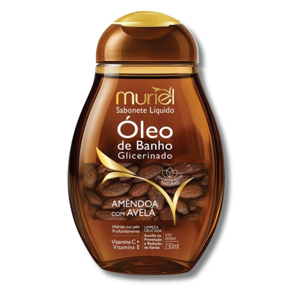 Sabonete Liquido Oleo de Banho Glicerinado 230ml MURIEL - Perfeito Para o seu Momento
