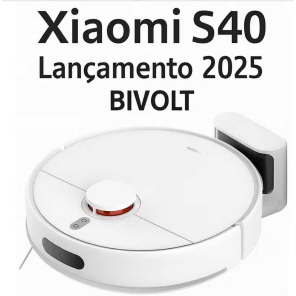 Robô Aspirador Xiaomi S40 70w Branco - BIVOLT 127/220v