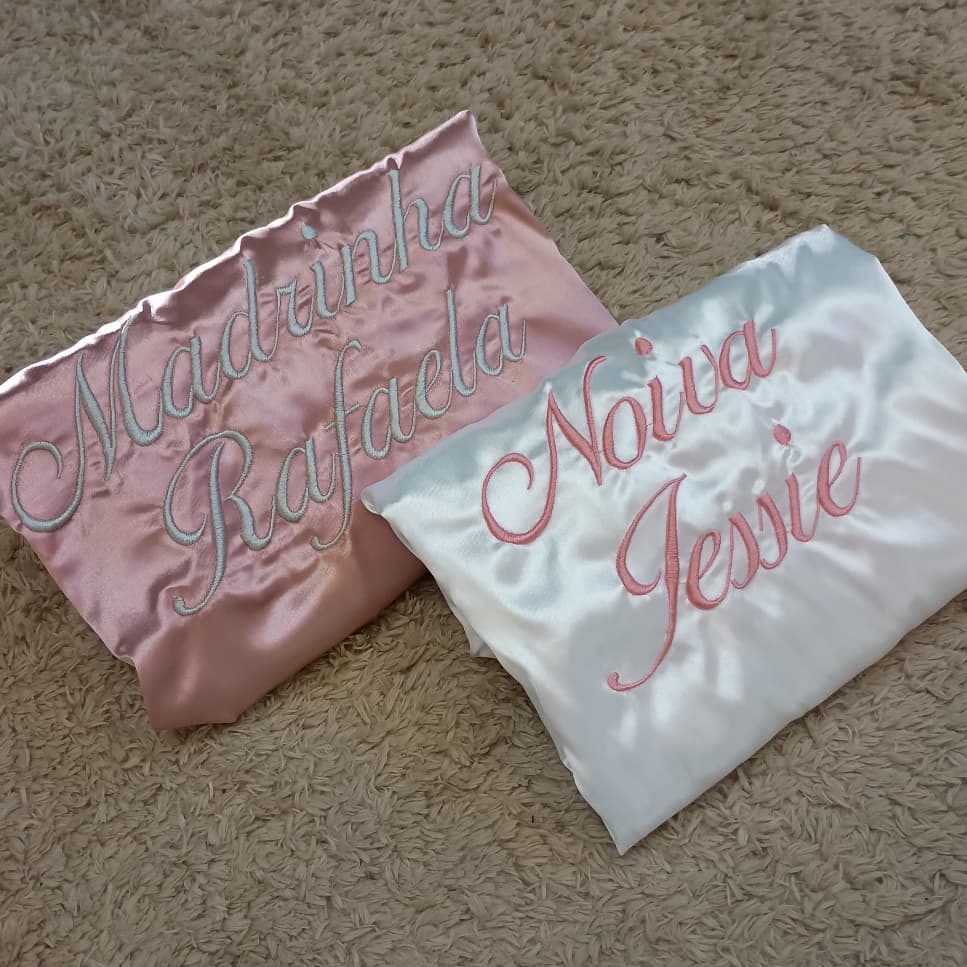 Robe cetim personalizado