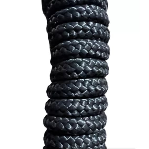 Cabo Solteiro 12mm com 5 metros verde/Preto