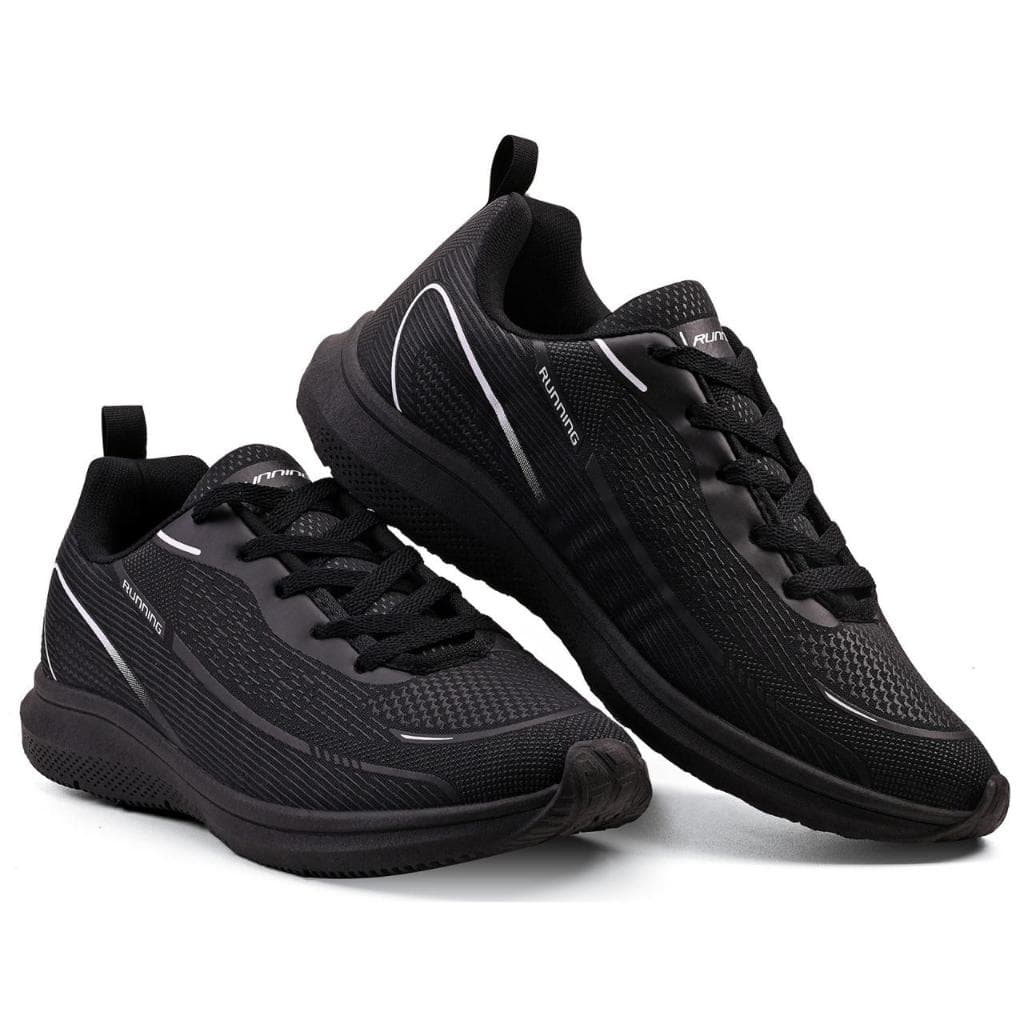 Tênis Masculino Todo Preto Academia Treino Corrida Caminhada Promoção