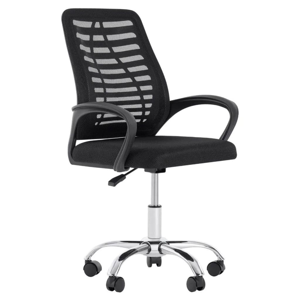 Cadeira De Escritorio Esteirinha Mesh Altura Regulável