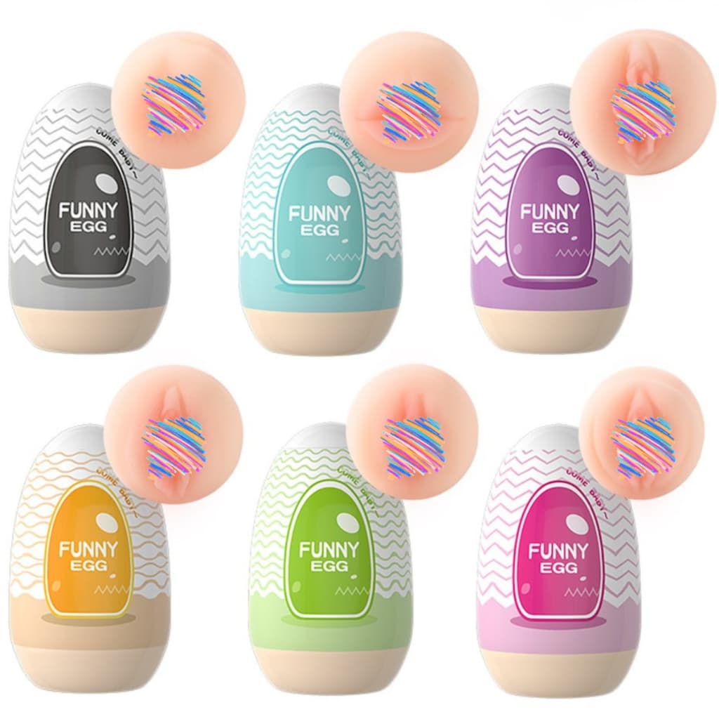 Masturbador Masculino CyberSkin Egg Ovo Discreto Portátil Punheta Excita Estimula Vaginal Anal Boca