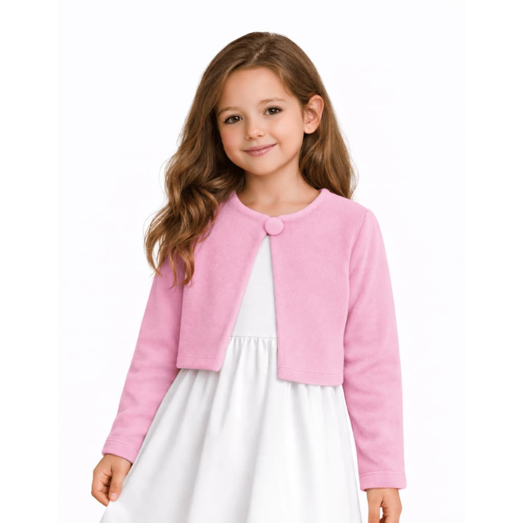 Bolero Infantil Plush - Casaquinho Elegante para Vestidos de Festa 4 ao 16 Tutti Bella