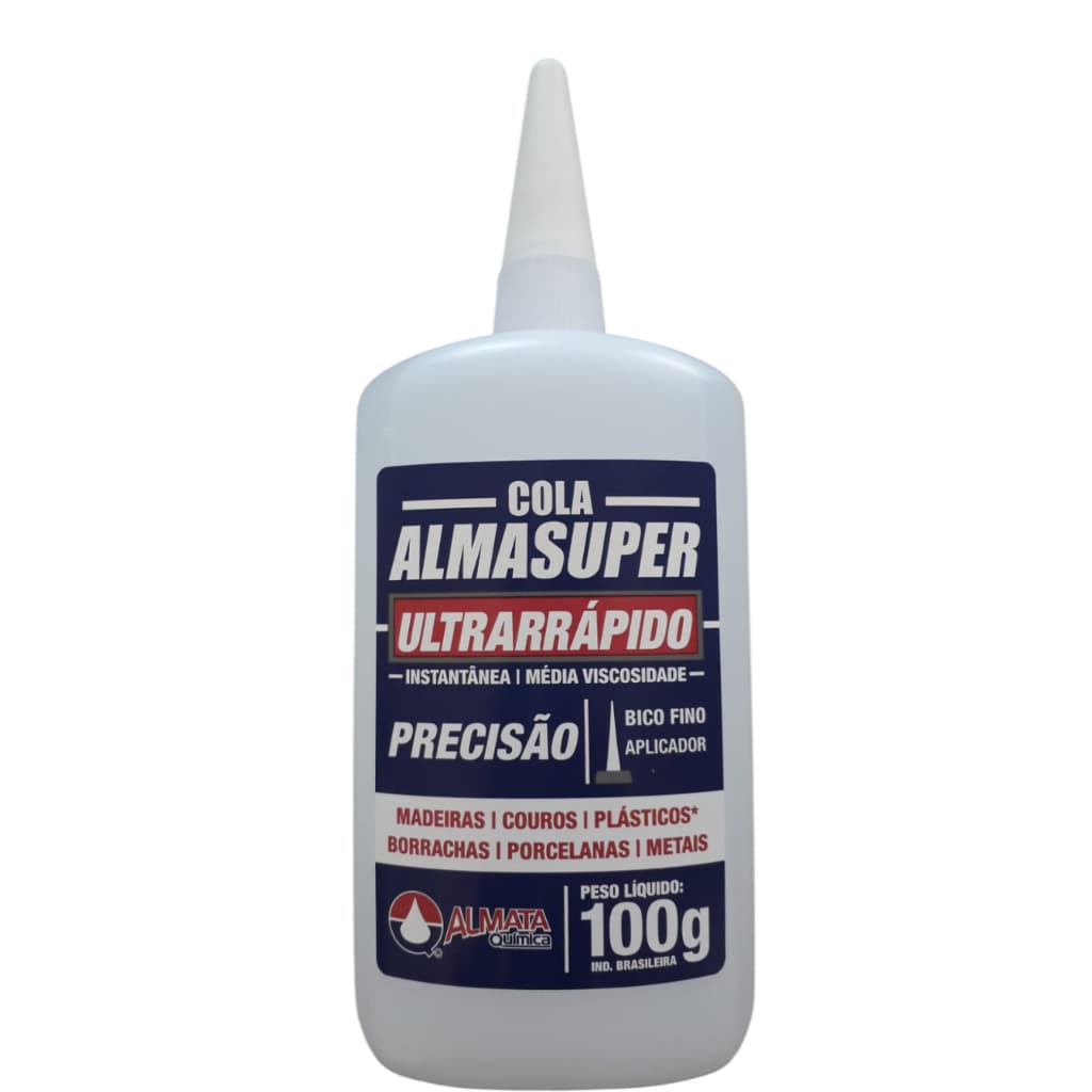 Cola Almasuper Bico Fino Aplicador 100g