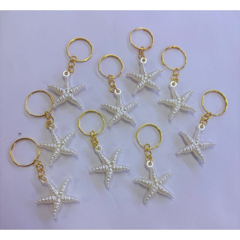 20 Chaveiro Estrela do Mar 6cm