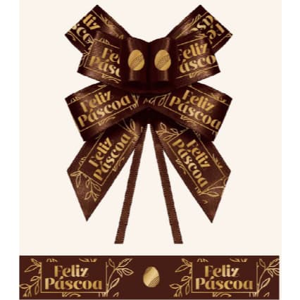 Laço Rápido De Cetim Progresso 22mm 10 Unidades Pascoa