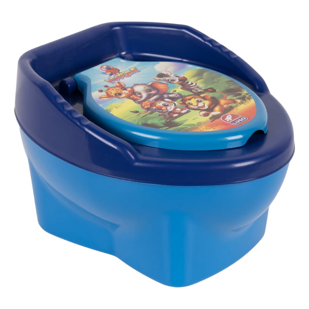 Pinico Infantil Troninho Educativo Desfralde Portátil Confortável Banheiro com Tampa Estampada Lugo