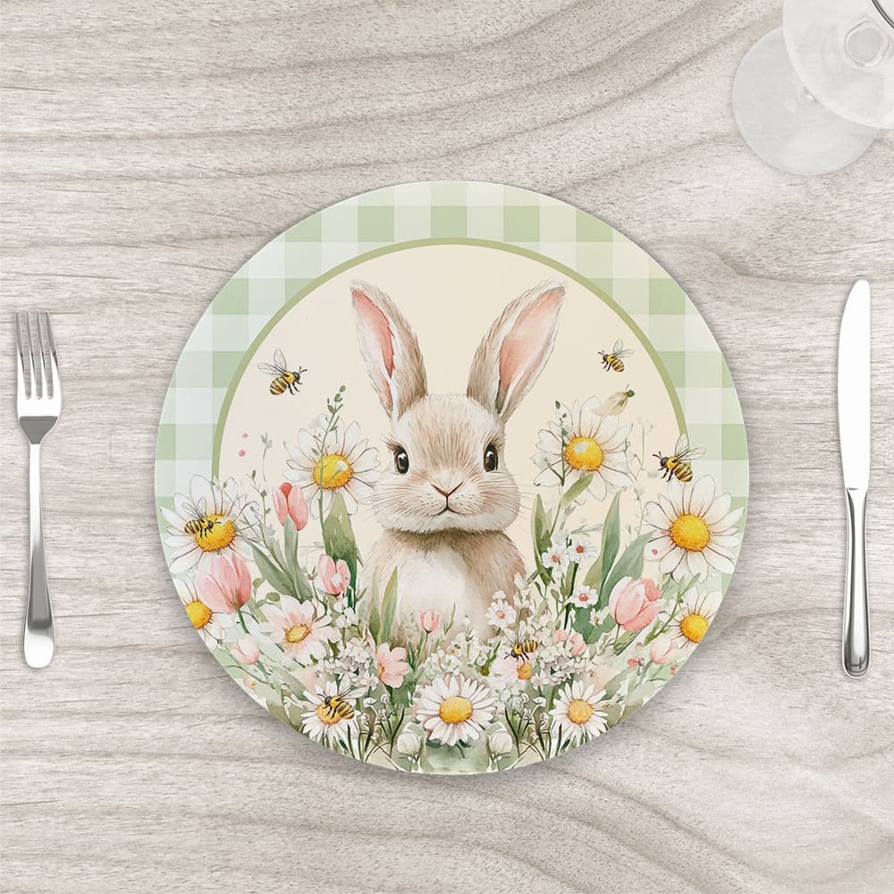 Capa para Sousplat de Páscoa 35x35cm - Toque de Páscoa à Mesa