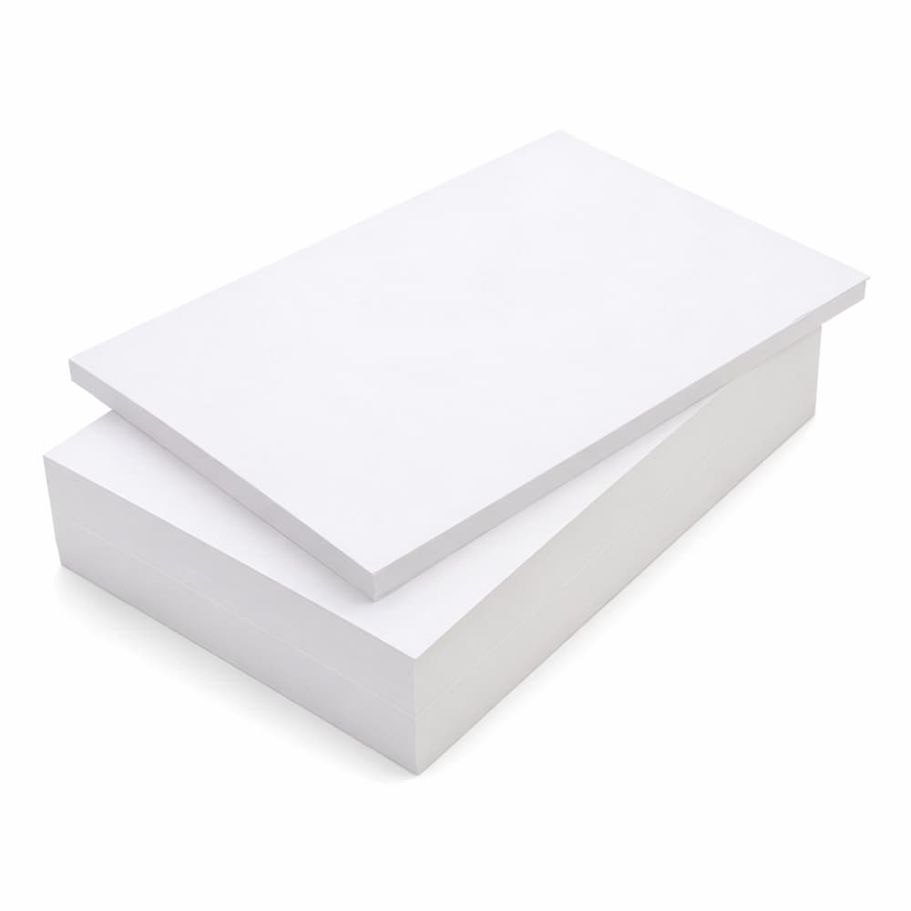100 Folhas Papel Cartão Duplex 250g A4 Branco 21x29,7cm