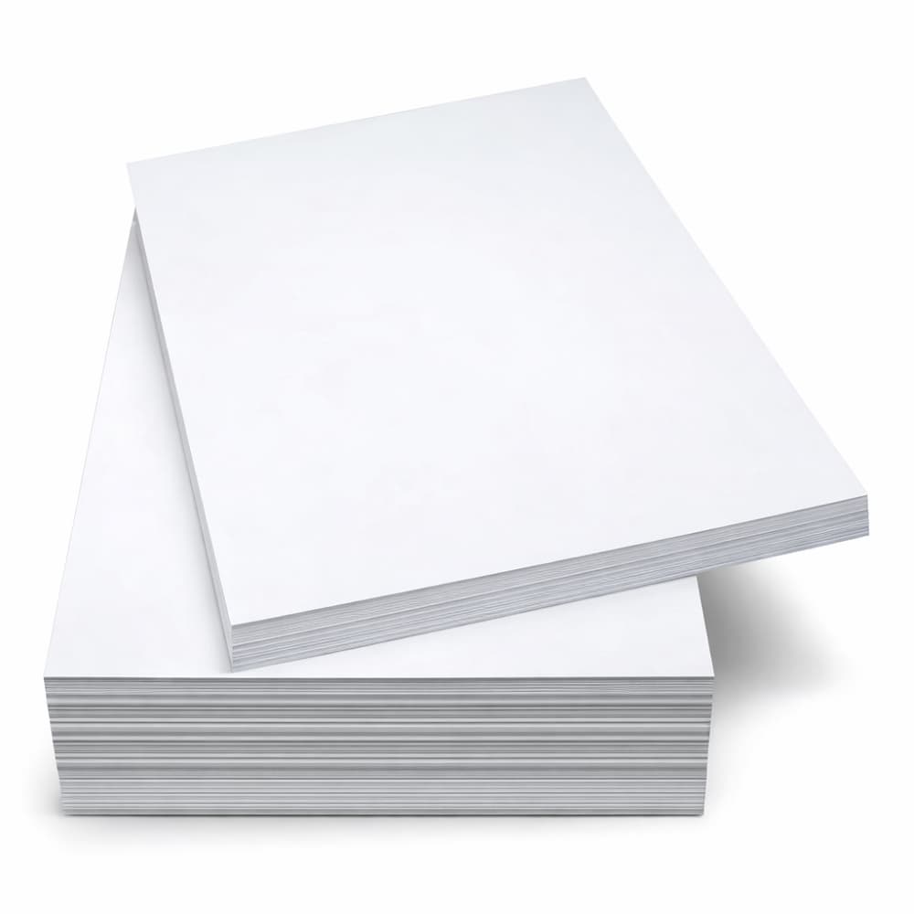 50 Folhas Papel Duplex 250g A4 21x29,7cm Branco Impressão Profissional