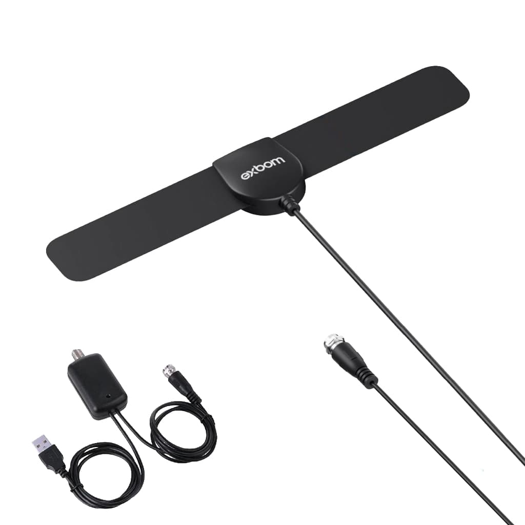 Antena  receptor de TV digital Ultrafina Com Amplificador discreto EXBOM Diversos Modelos