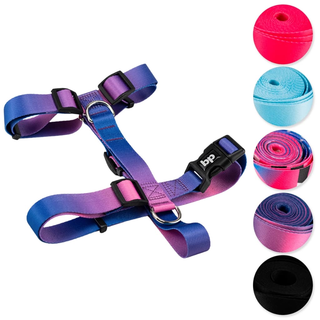 Coleira Peitoral para Cachorro Cães H Regulável Várias Estampas Basic Pet