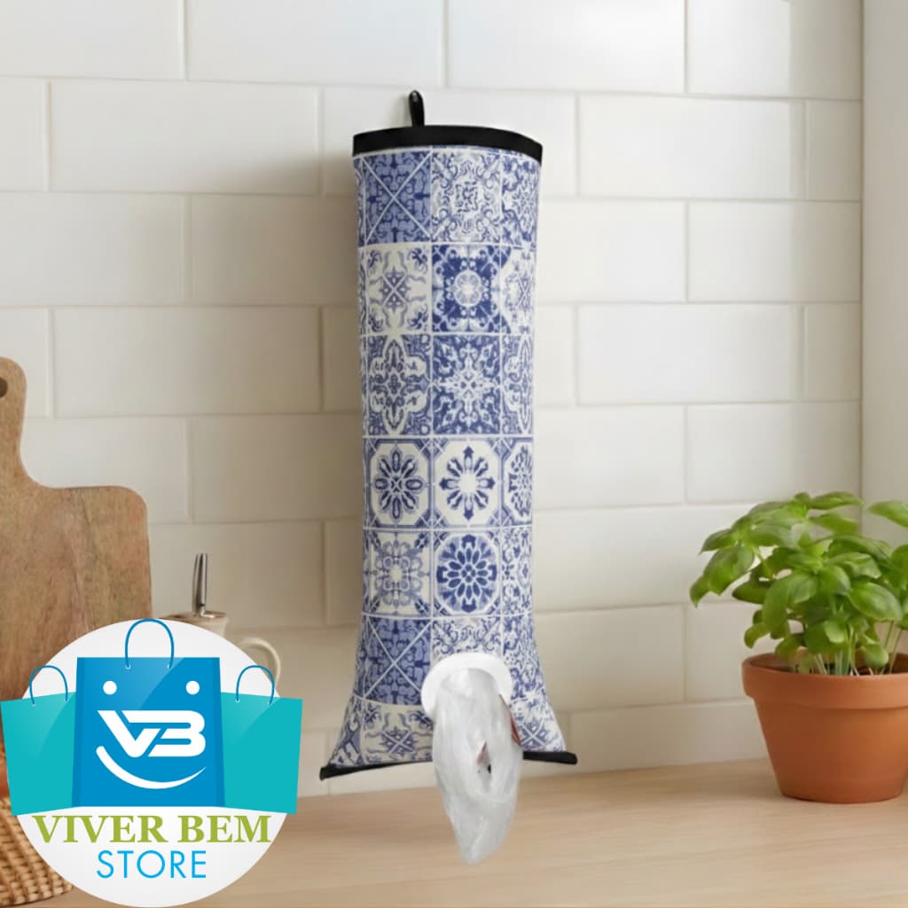 Puxa Saco Impermeável Dispenser de Sacolas Premium