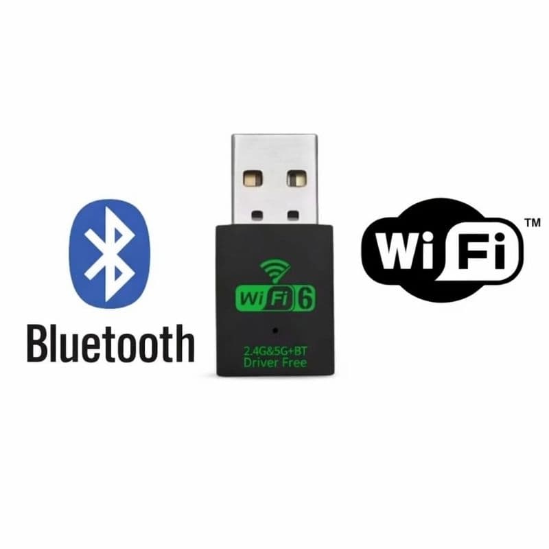 Adaptador USB Wi-Fi 6 AX900 600Mbps + Bluetooth Integrado Placa de Rede Mini Dongle Para PC Notebook Windows 10/11