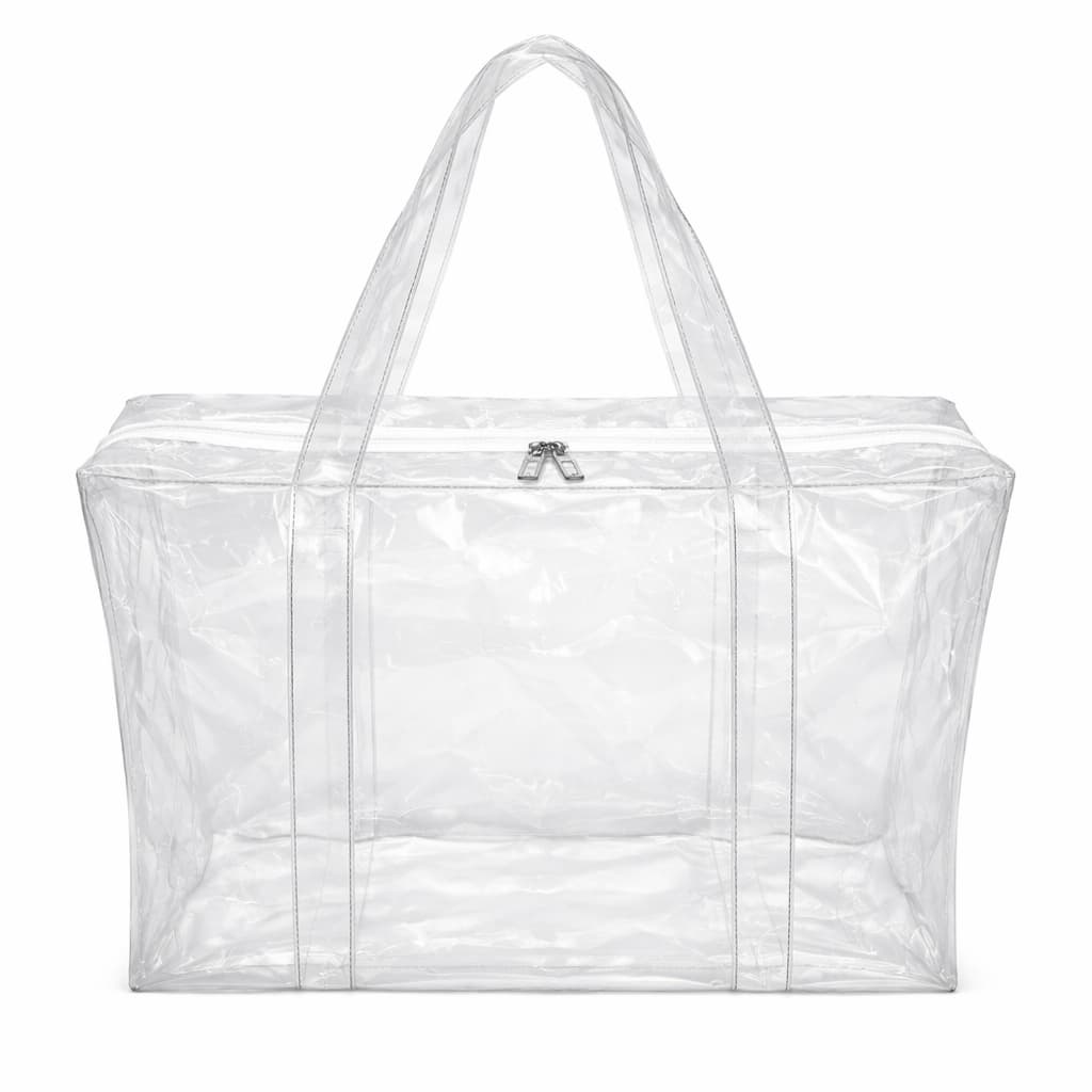 Bolsa Transparente Sacola Jumbo Médio CDP Penintenciária Praia Presidio Inteira Viagem