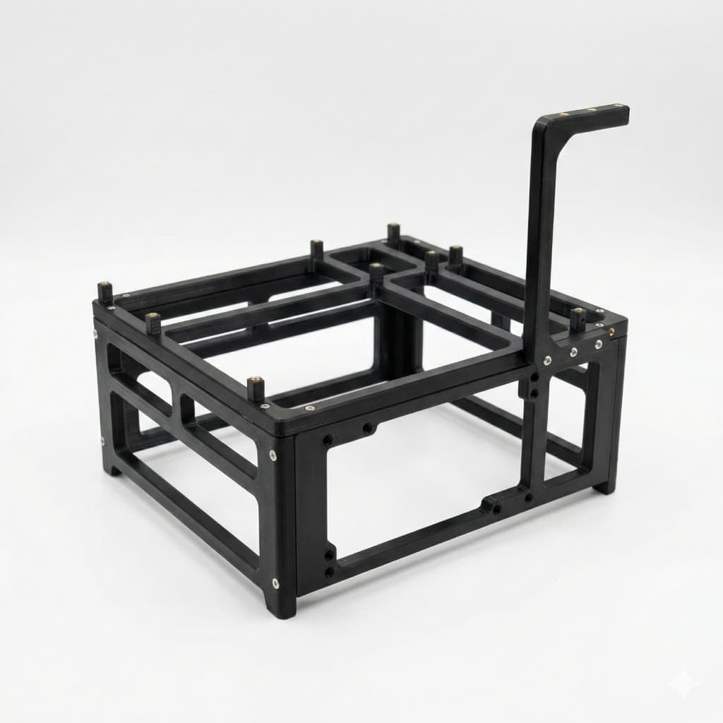 Gabinete aberto Open Frame 3D – Suporte de Bancada para PC – Com Suporte de Placa de Vídeo- pc gamer