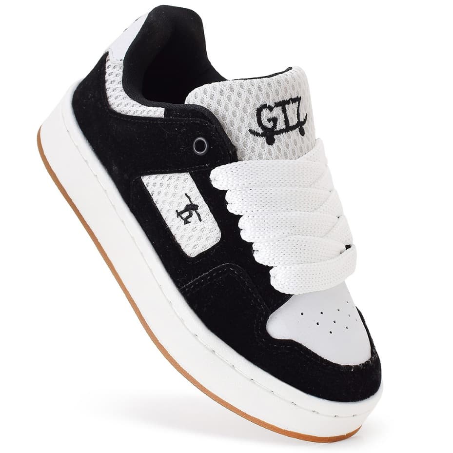 Tênis Infantil Masculino GT7 Casual Escolar Camurça Nylon Respirável Macio Confortável Sola Antiderrapante