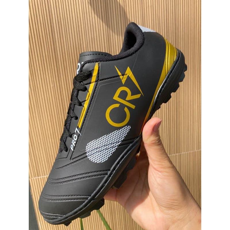 Chuteira Society Preto/ouro