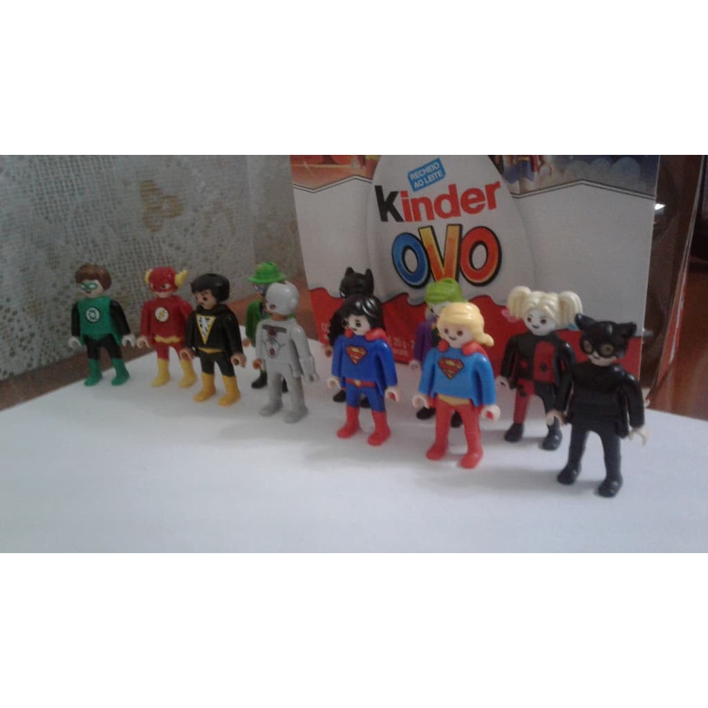 nova Coleção DC Playmobil Kinder Ovo Personagem