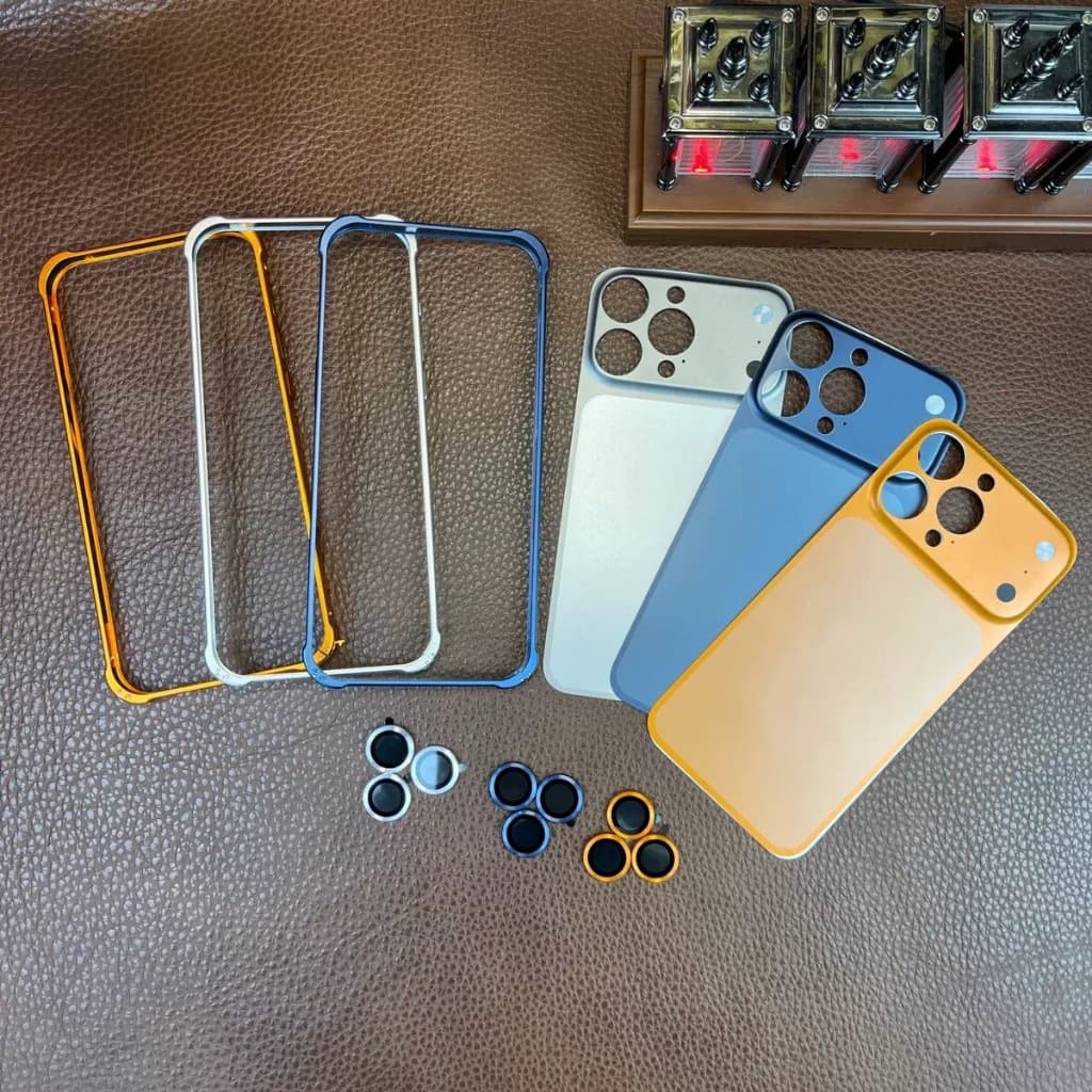 Kit Completo Suporte + Película Traseira + Película de Câmera Transforme seu iPhone em estilo 17 Pro Max em segundos