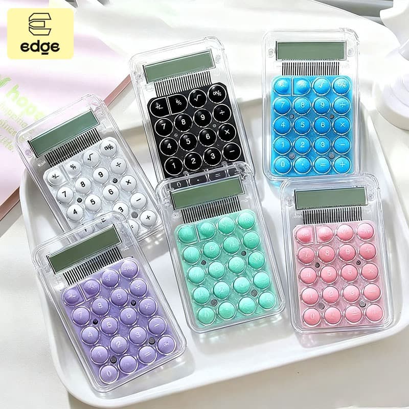 Mini Calculadora De Bolso Matemática Plástica De 8 Dígitos Portátil De Alta Qualidade Colorida
