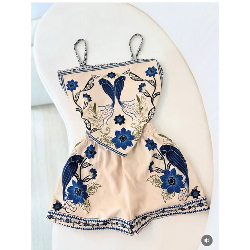 Conjunto feminino  tropical estilo bandana, super charmoso e fresquinho, conjunto duas peças short e Cropeed ,sublimadas